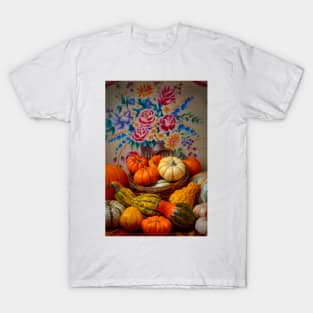 Autumn Garden Abundance Still life T-Shirt